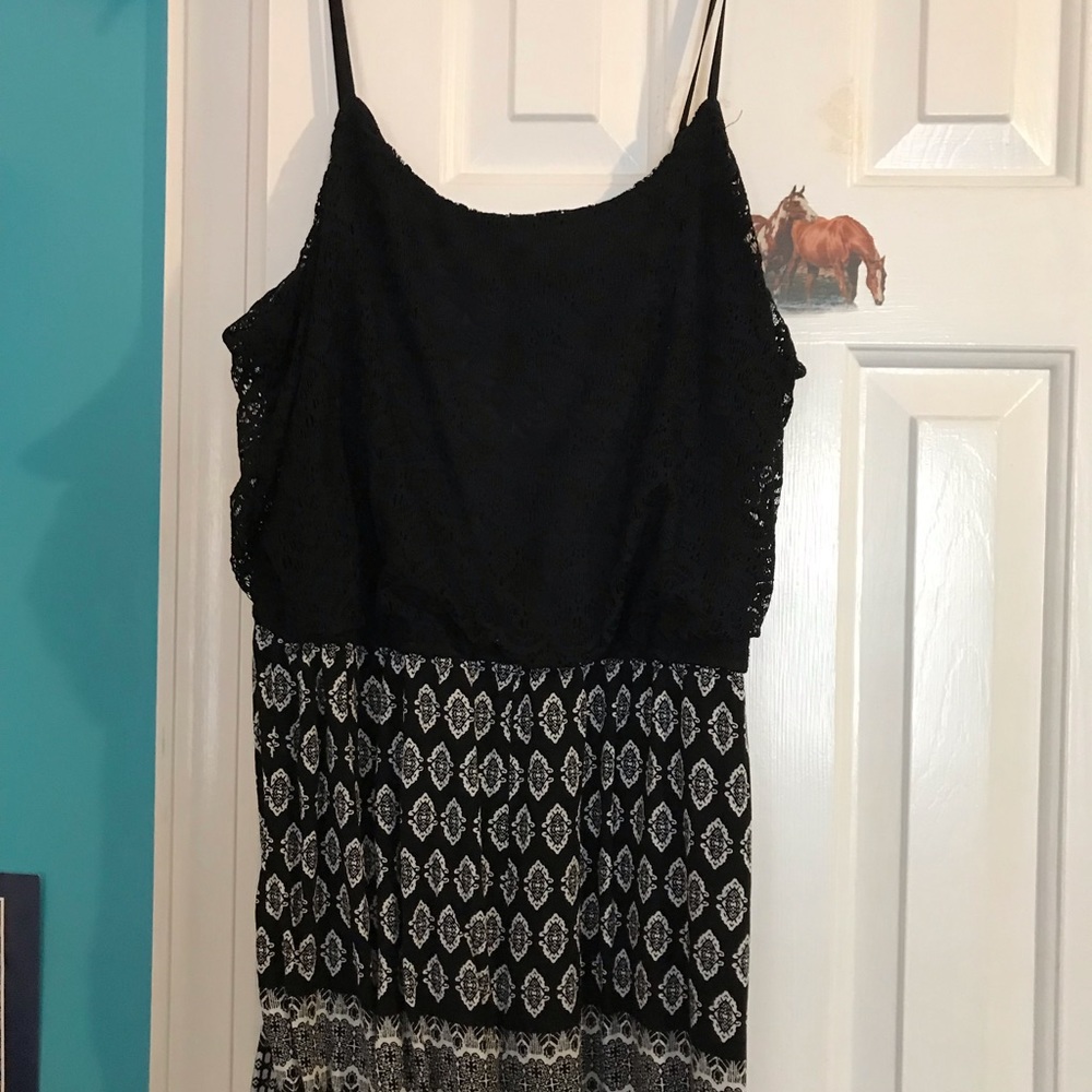 Black and white romper